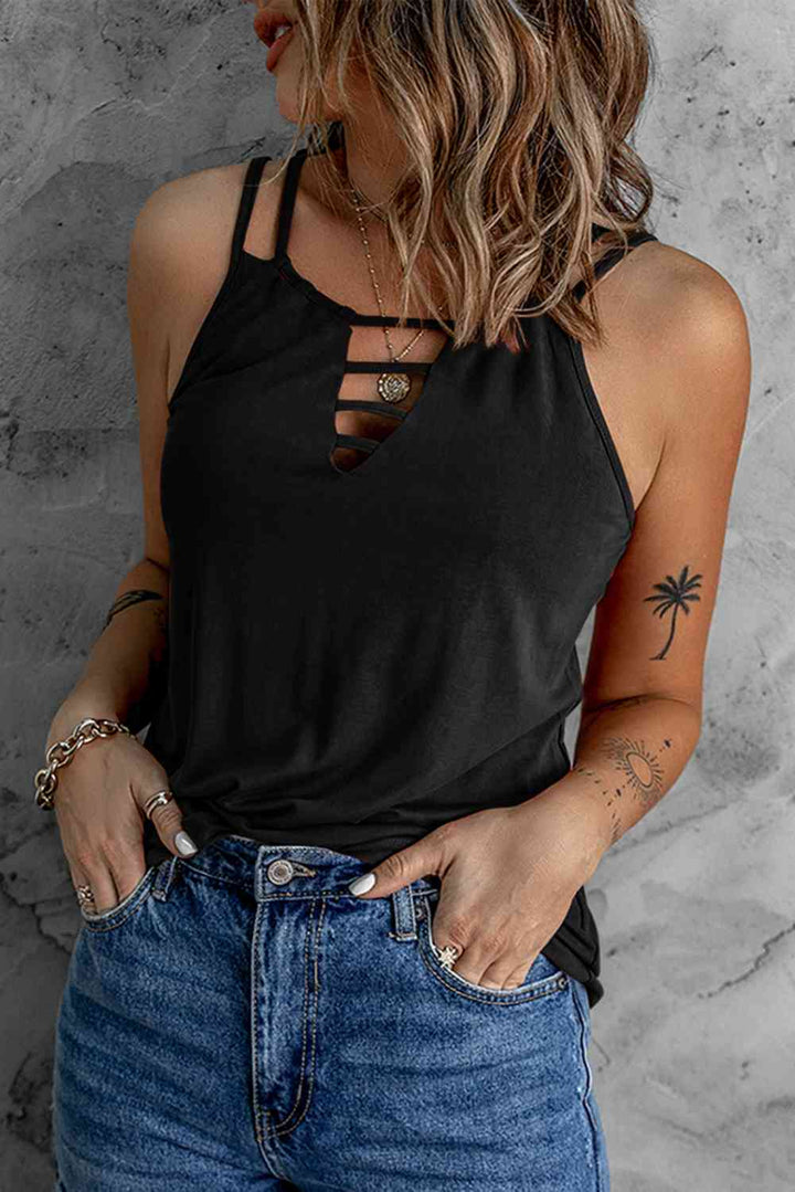 Stilla | Dobbelt-stropper Scoop Neck Cami