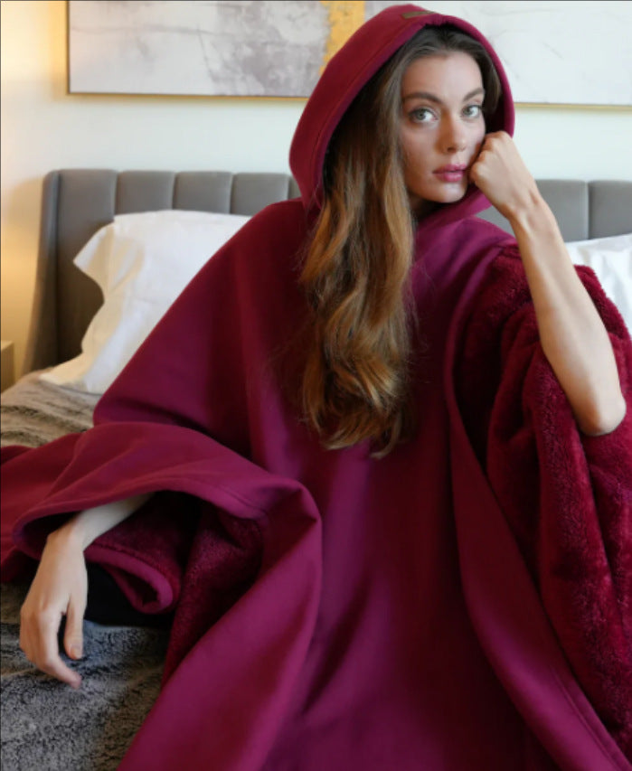 Stilla | Oversized Hoodie-Tæppe - Afslapnings-Hættepullover til Velvære og Relaxation