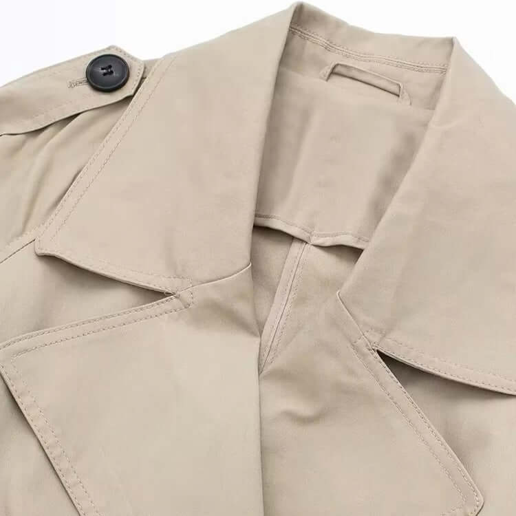 Stilla | Elegant dobbeltforet dames-trenchcoat med bælte