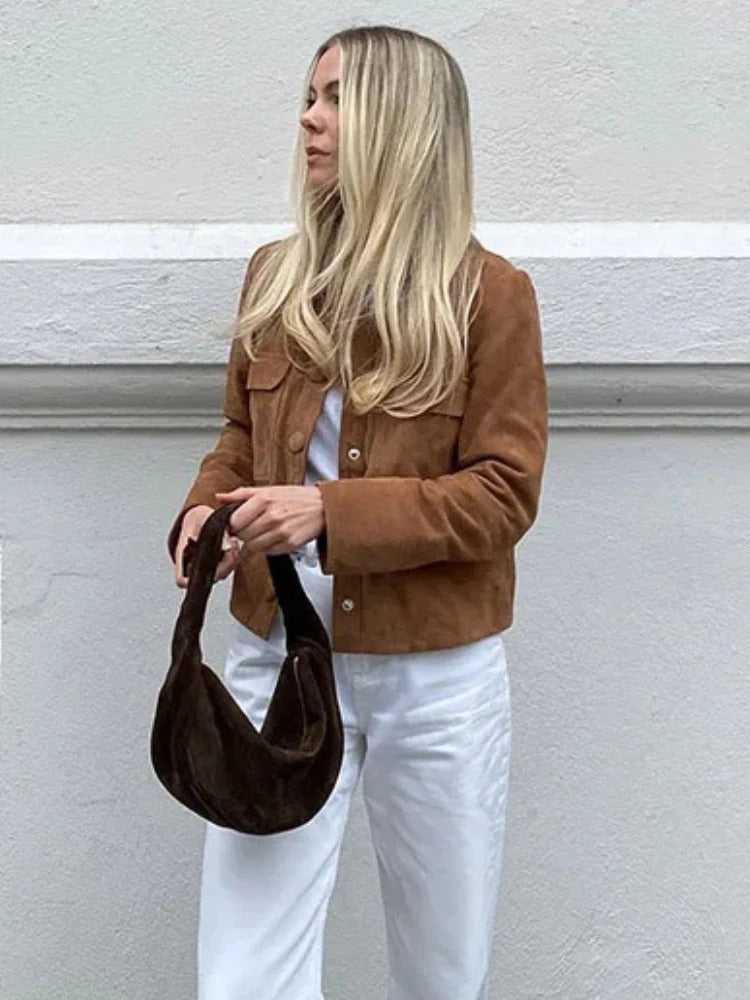 Stilla | Elegant Suede Jakke
