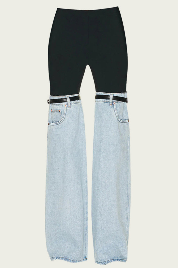 Stilla | Vaskede Jeans Med Lommer