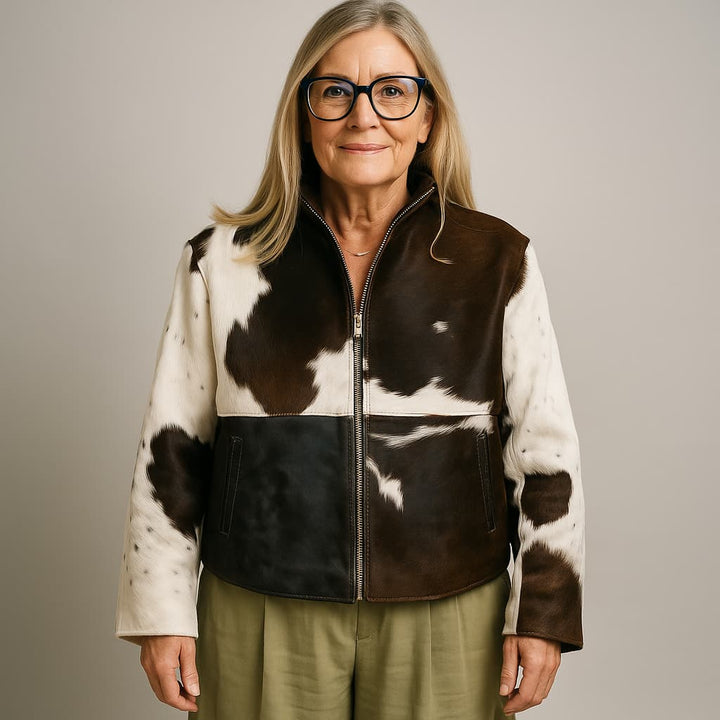 Stilla | Stilfuld Letvægtsjakke med Leopardprint