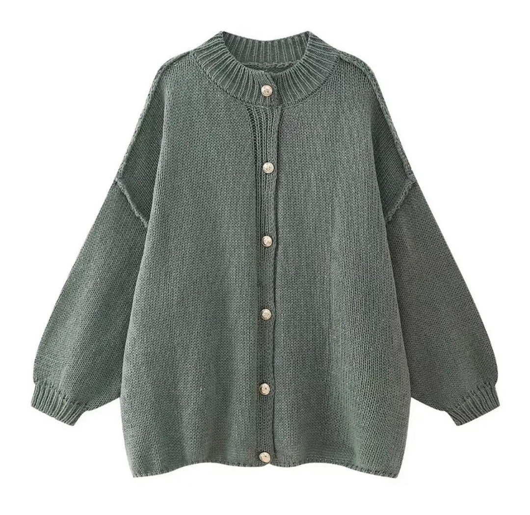 Stilla | Cozy Oversized Strikcardigan Sweater