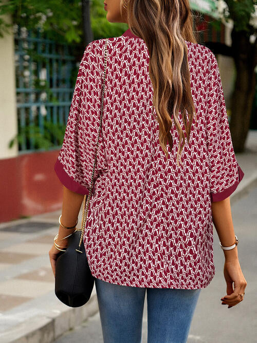Stilla | Print Notch Bluse