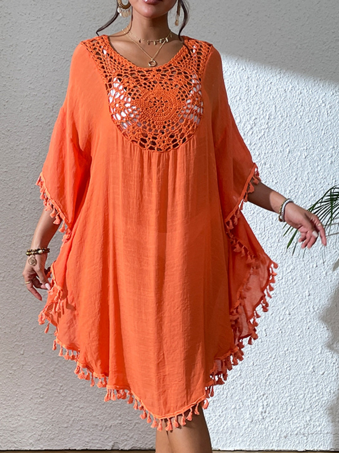 Stilla | Cutout Scoop Neck Cover-up Kjole