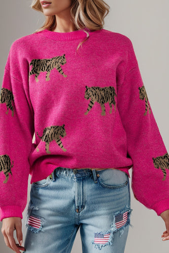 Stilla | Mønster Rund Hals Drop Skuldre Sweater