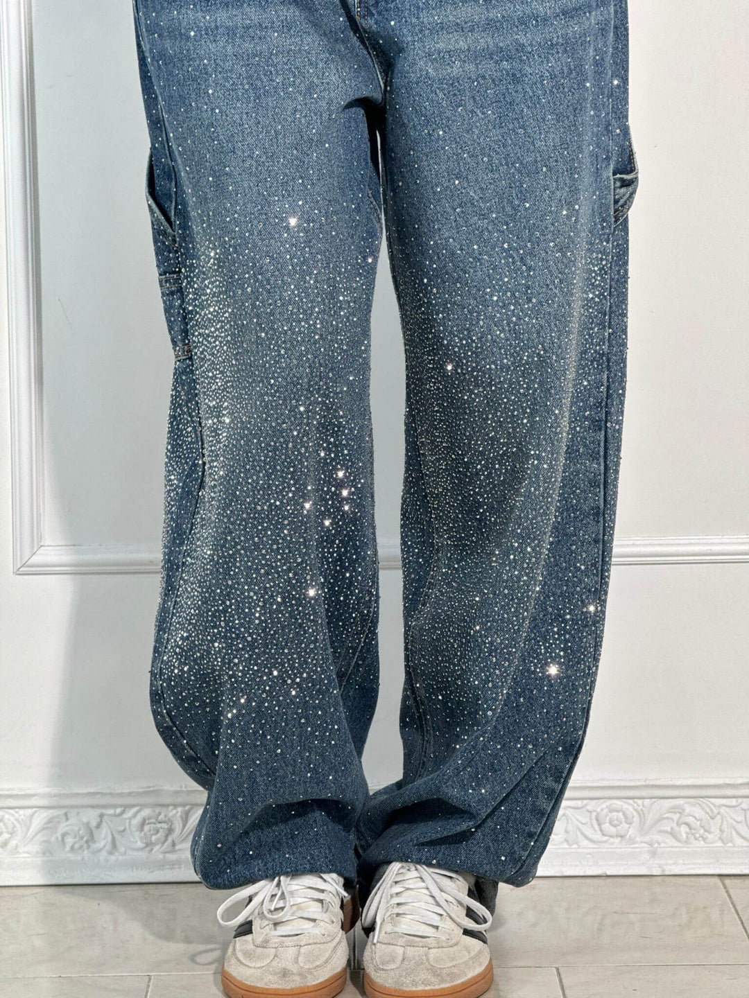 Stilla | Dekorativ Diamant Jeans