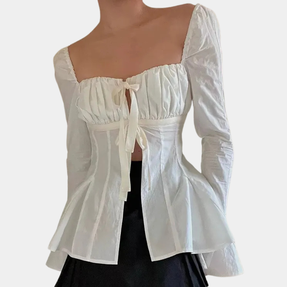 Stilla | Elegant Plisseret Bluse til Damer