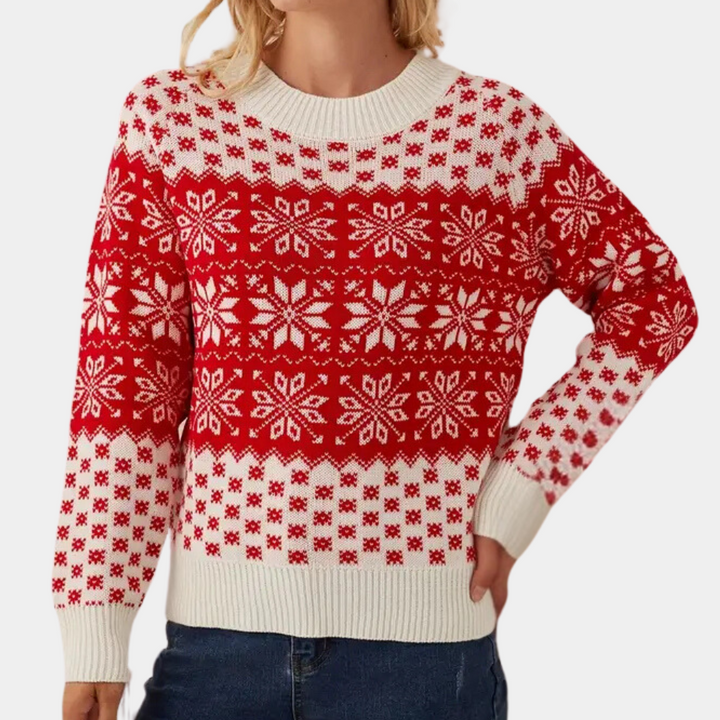 Stilla | Jule Snefnug Pullover til Kvinder
