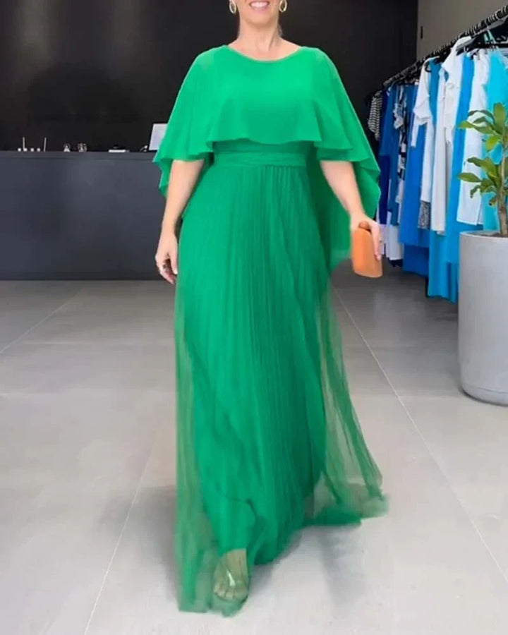 Stilla | Elegante Maxi Kjole Med Rund Halsudskæring