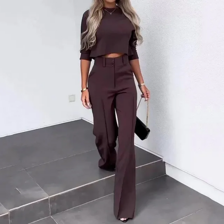 Stilla | Elegant To-delt Kostum Sæt Til Kvinder Med Trendy Overall