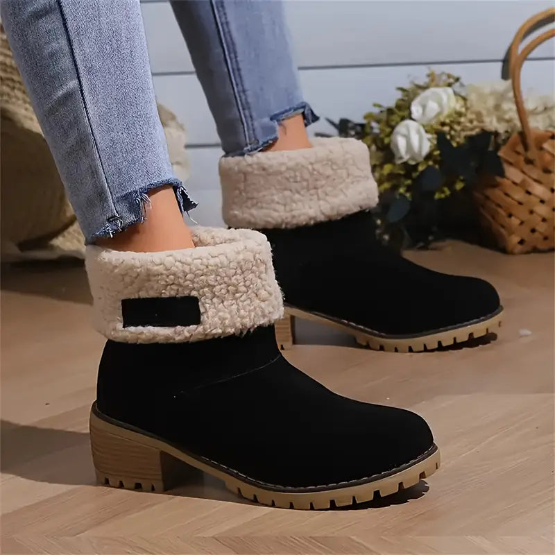 Stilla FORESTED WINTER PLATFORM ANKLE BOOT