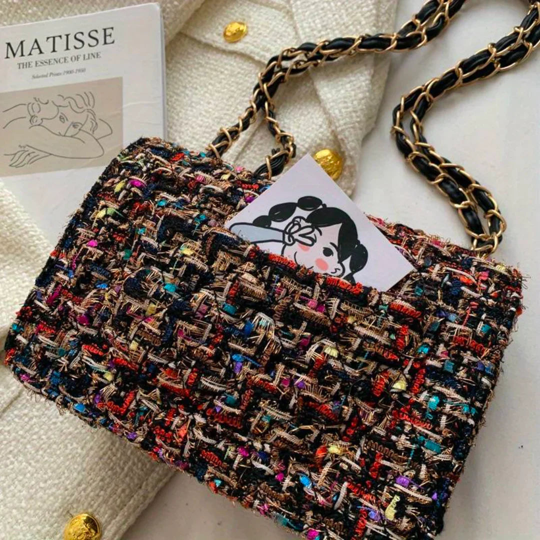 Stilla | Elegant Tweed Skuldertaske