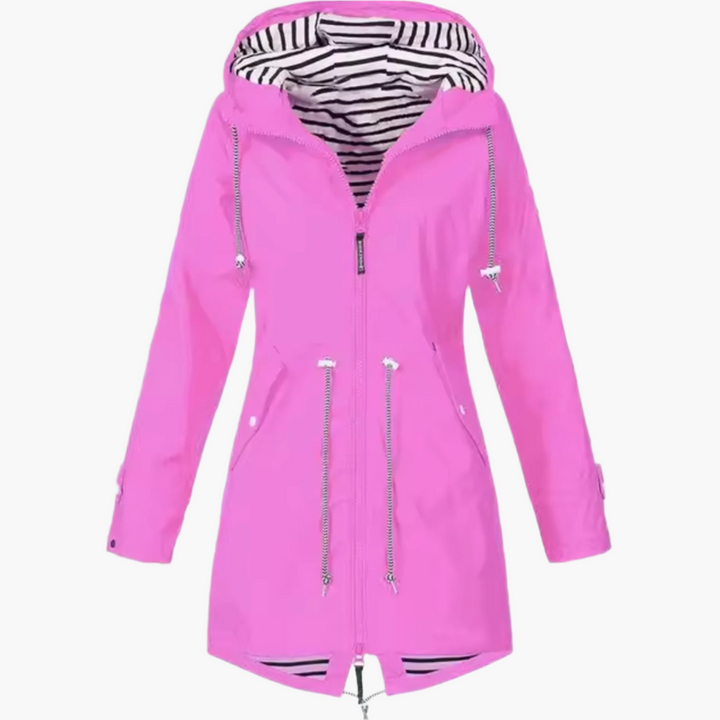 Stilla | Regnjakke Outdoor Windbreaker med Hætte - Vandtæt Overgangsjakke til Fritid & Rejser