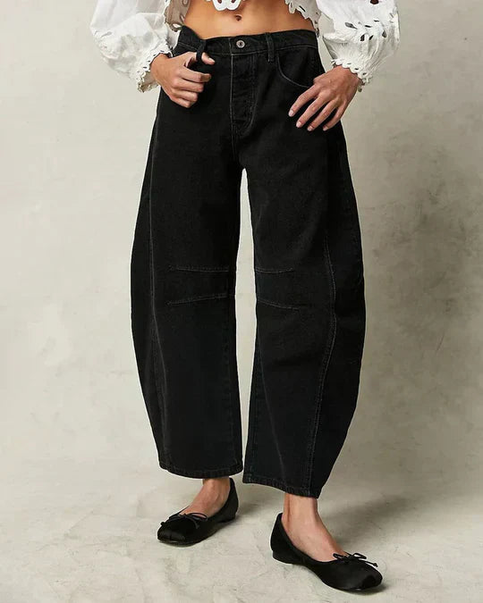 Skovae | Mid Rise Fadedejeans til kvinder