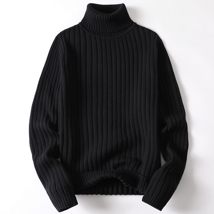 Stilla | Turtleneck sweater Blødt strik Ribdesign Langærmet varm komfort