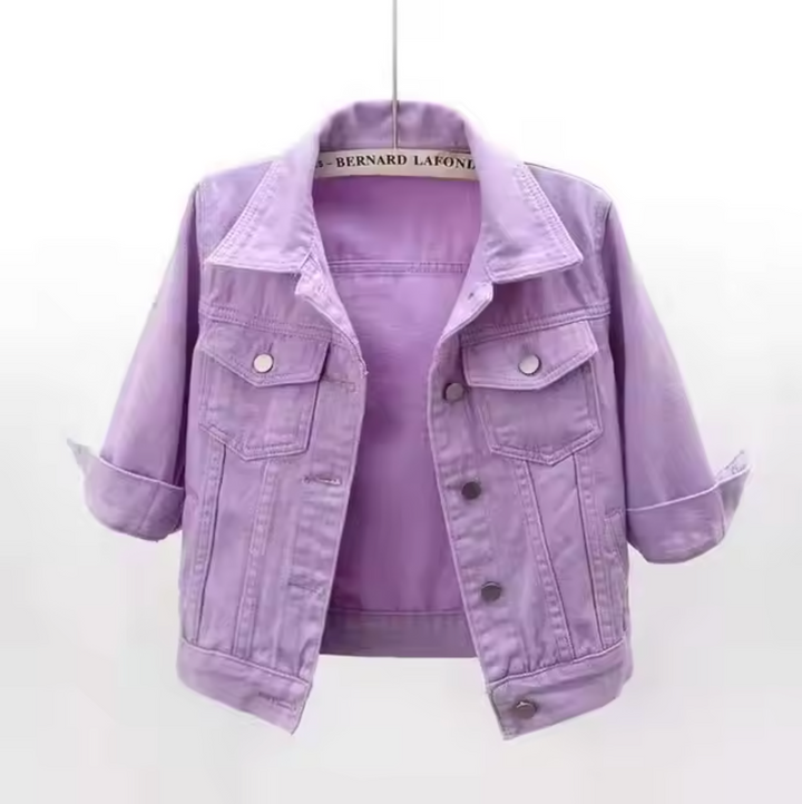 Stilla | Farvet Denim Jakke