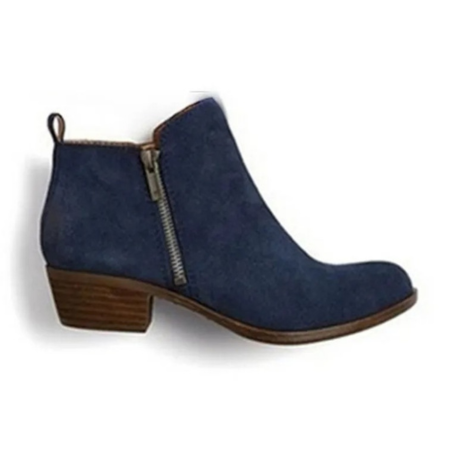Stilla | Ankle boots Lav hæl Uldlædereffekt Støttende hverdagssnit