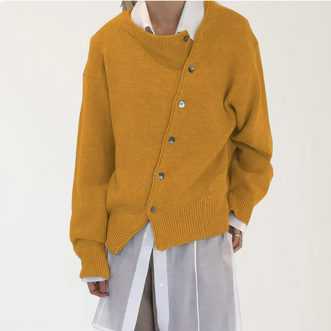 Stilla | Vest i cashmere med dobbelt knaplukning og sjove knapdetaljer