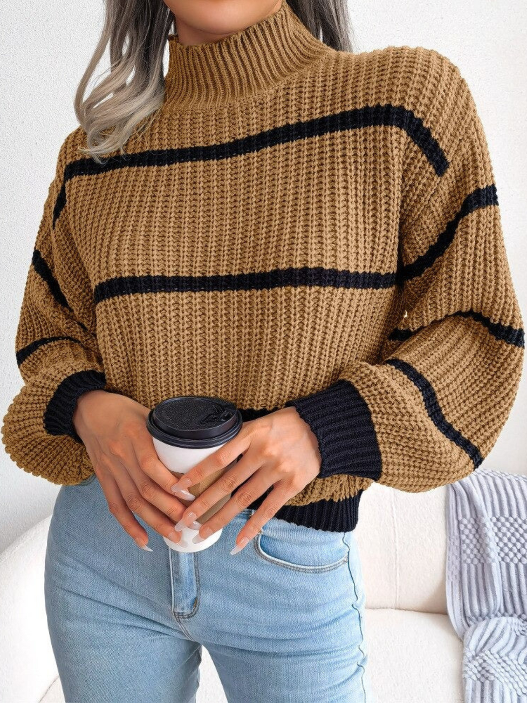 Stilla | Blød Stribet Pullover