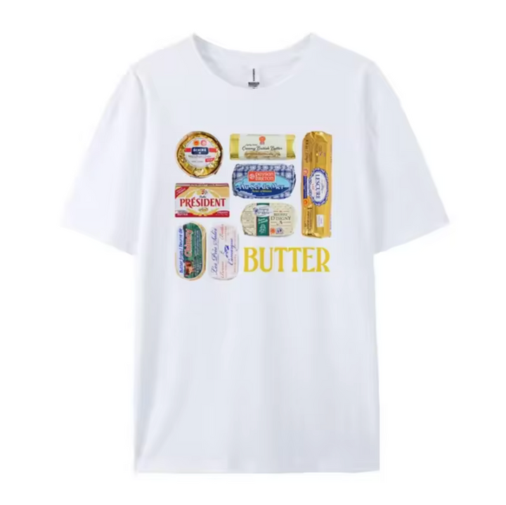 Stilla | T Shirts Smør Retro