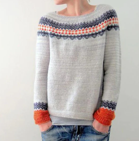 Stilla | Dame-Retro-Pullover
