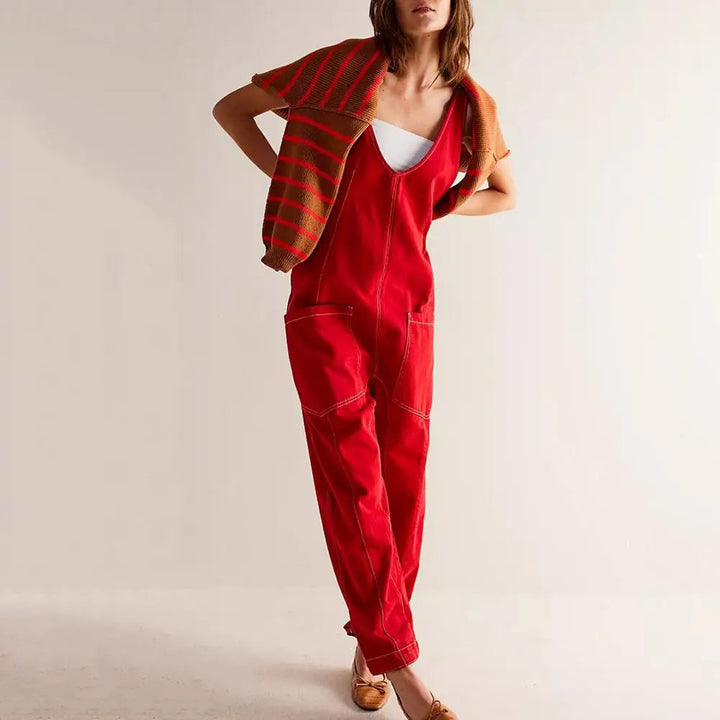 Skovae | Stilfuld denim jumpsuit