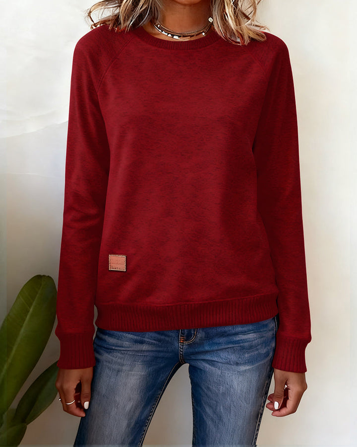 Stilla | Lækkert Sweatshirt med Rund halsudskæring