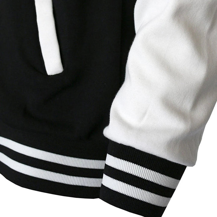 Stilla | Sort og Hvid Oversize-jakke