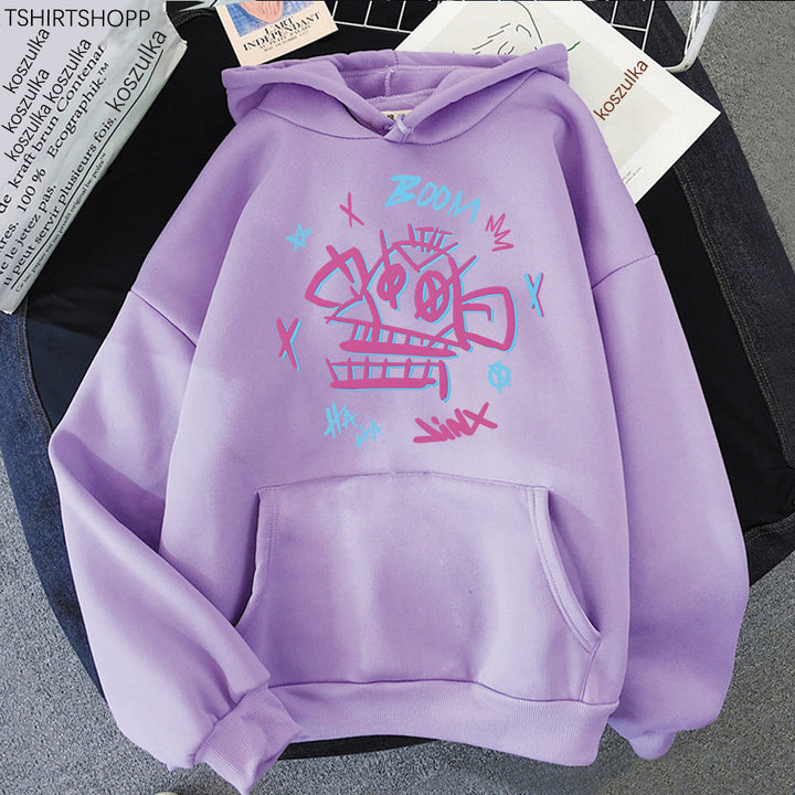 Stilla | Arcane Hoodie stil Harajuku Jinx i Ekko