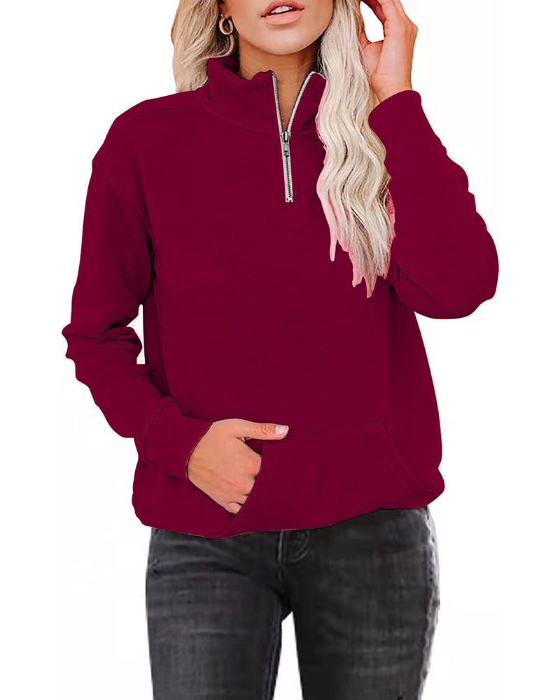 Stilla | Sweatshirt med høj hals
