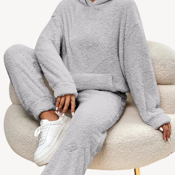Stilla | Dame Fleece-Loungewear-Sæt Træningsdragt