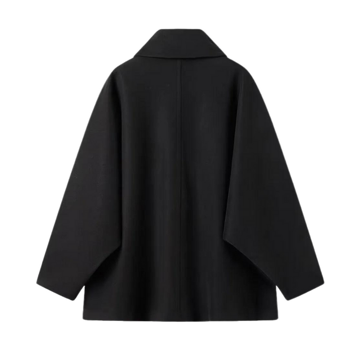 Stilla | Damernes Overgangsjakke - Beige Oversized Frakke I Beige