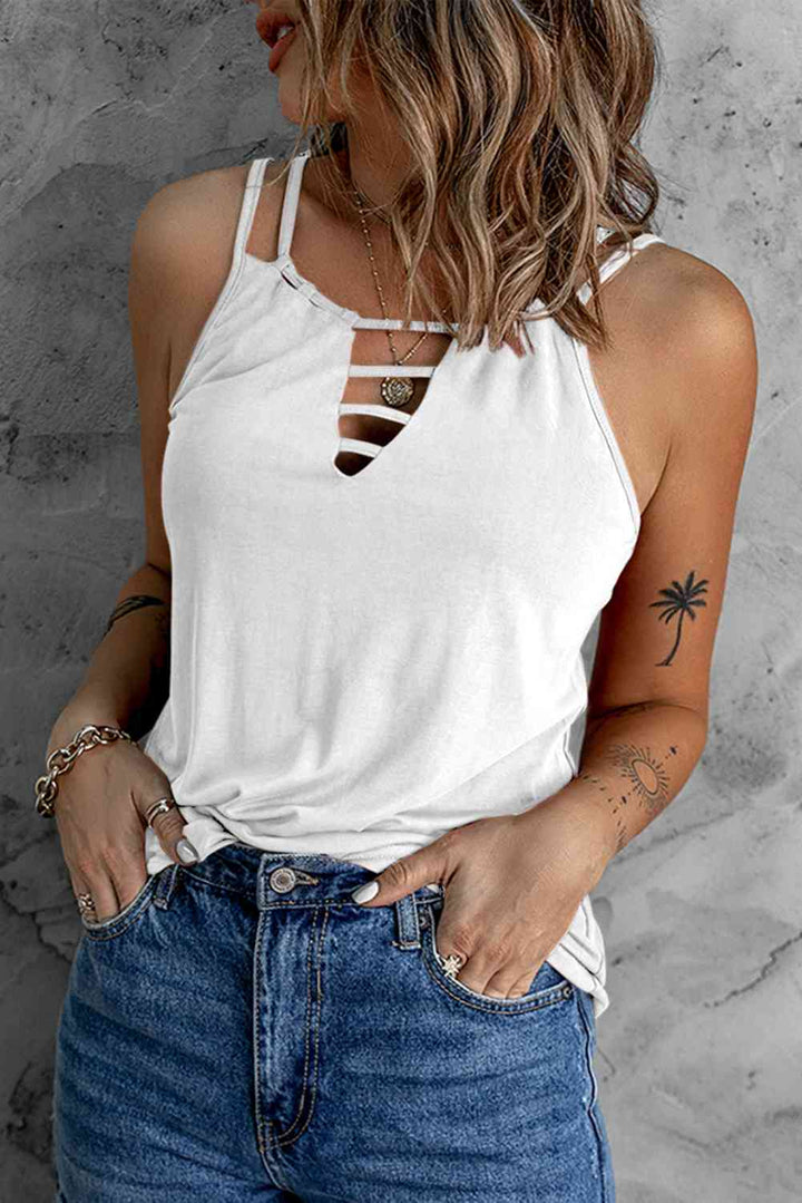 Stilla | Dobbelt-stropper Scoop Neck Cami