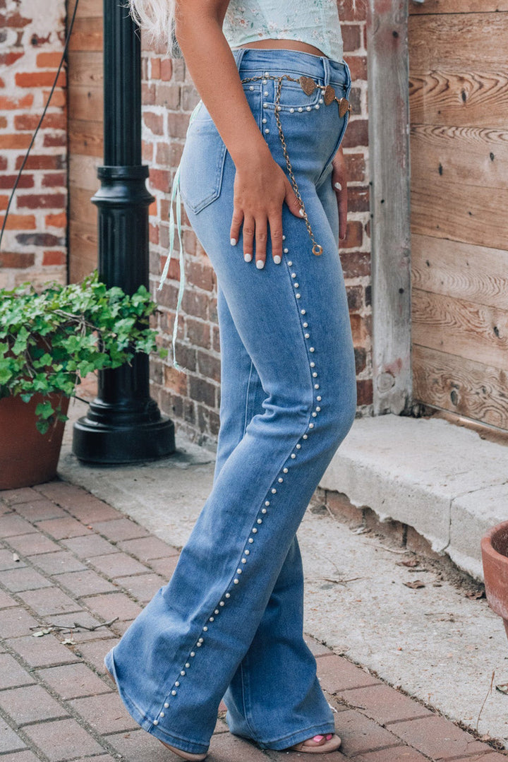 Stilla | Trim High Waist Bootcut Jeans