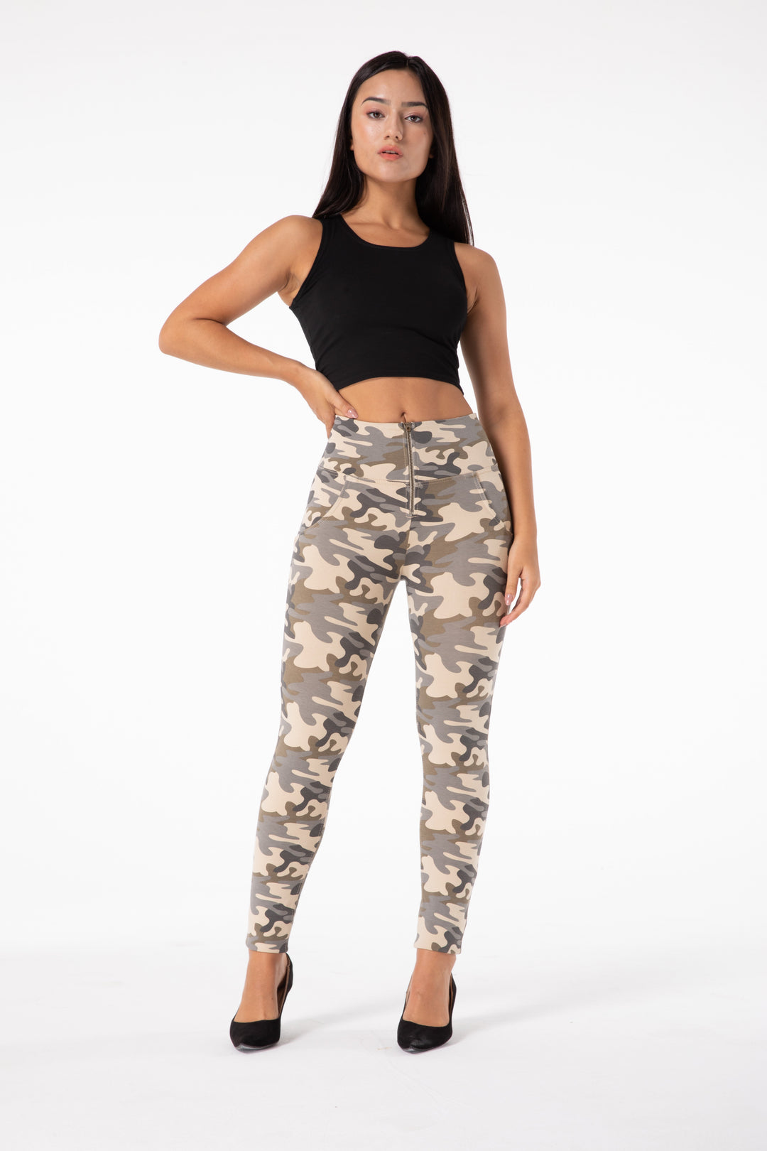 Stilla | Camouflage Stramme Bukser