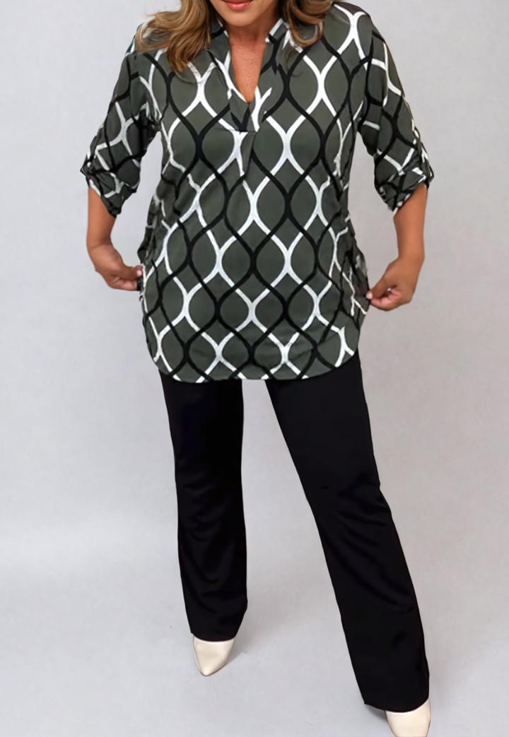 Stilla | Feminine Bluse mit lockerer Passform
