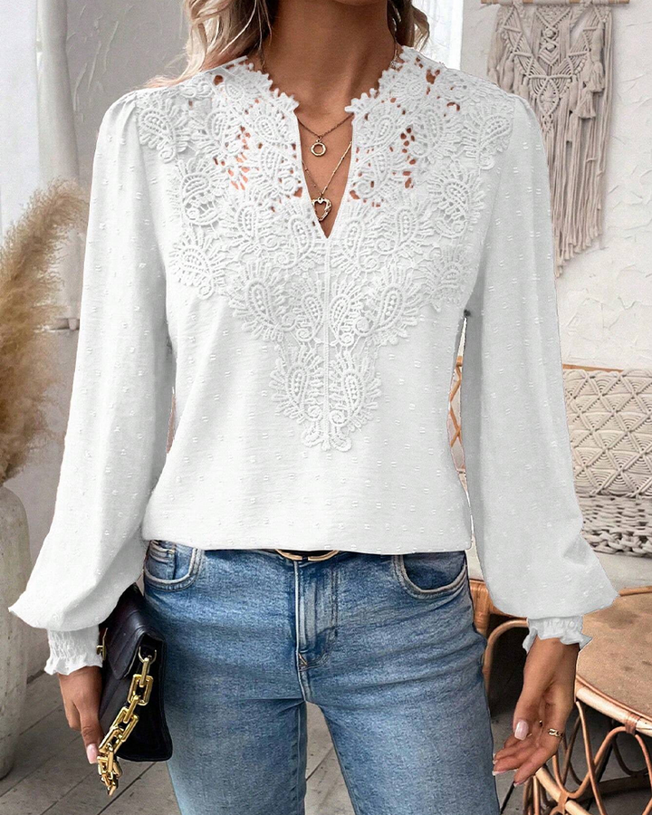 Stilla | V-udskæring Spids Jacquard