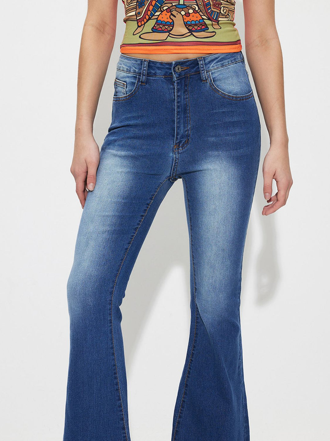 Stilla | Rise Waist Bootcut Jeans