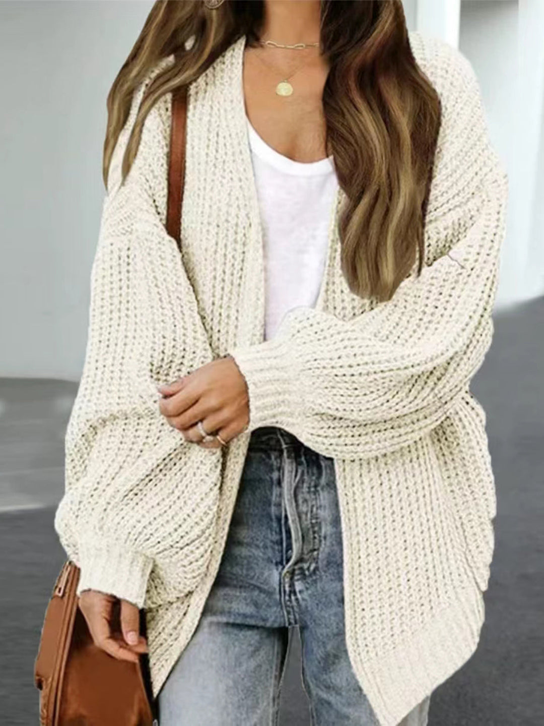 Stilla | Skulder Ballon Ærme Cardigan