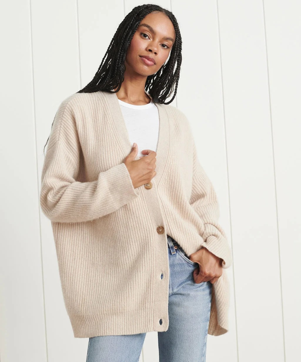 Stilla | Cocon-strikjakke i Fashion