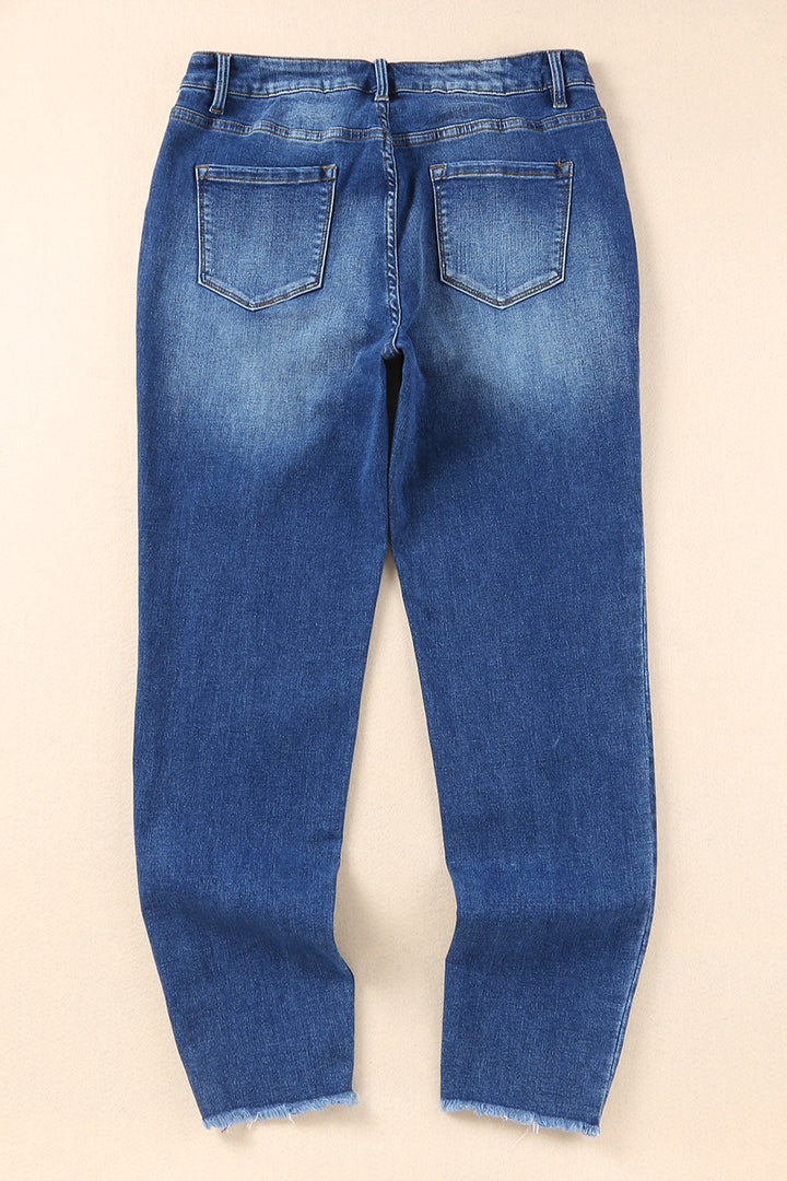 Stilla | Hem Skinny Jeans med Lommer