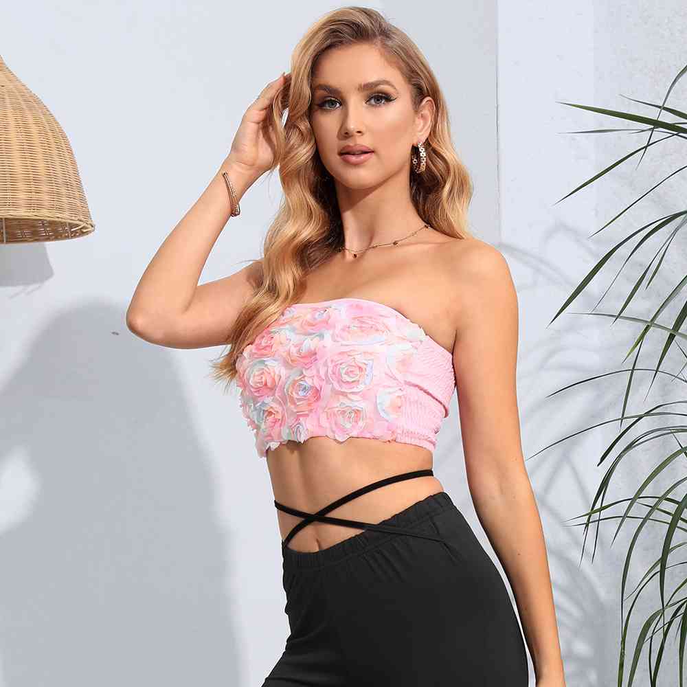 Stilla | Detaljeret Cropped Tube Top