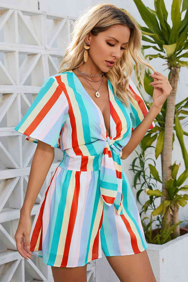 Stilla | Tie Front Romper