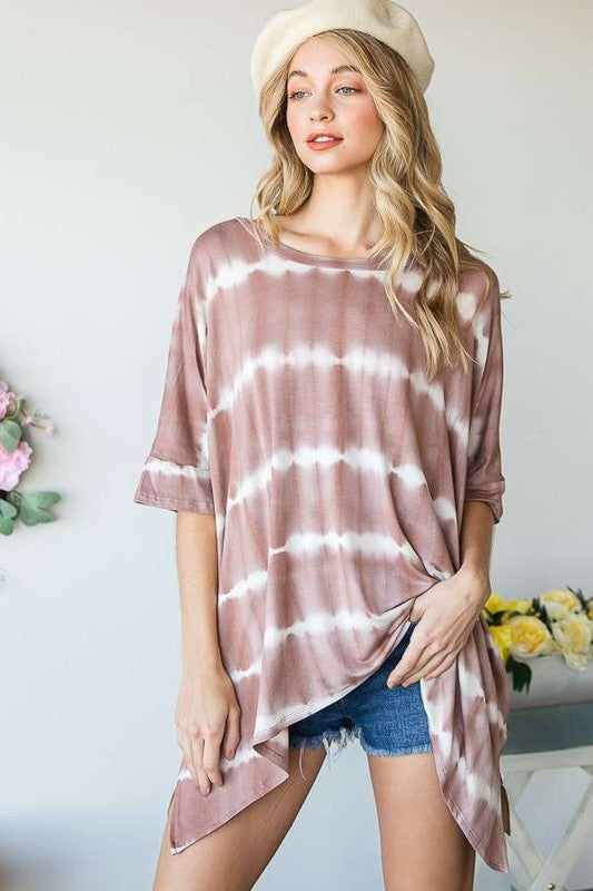 Stilla | Tie Dye Rund Hals Tunika