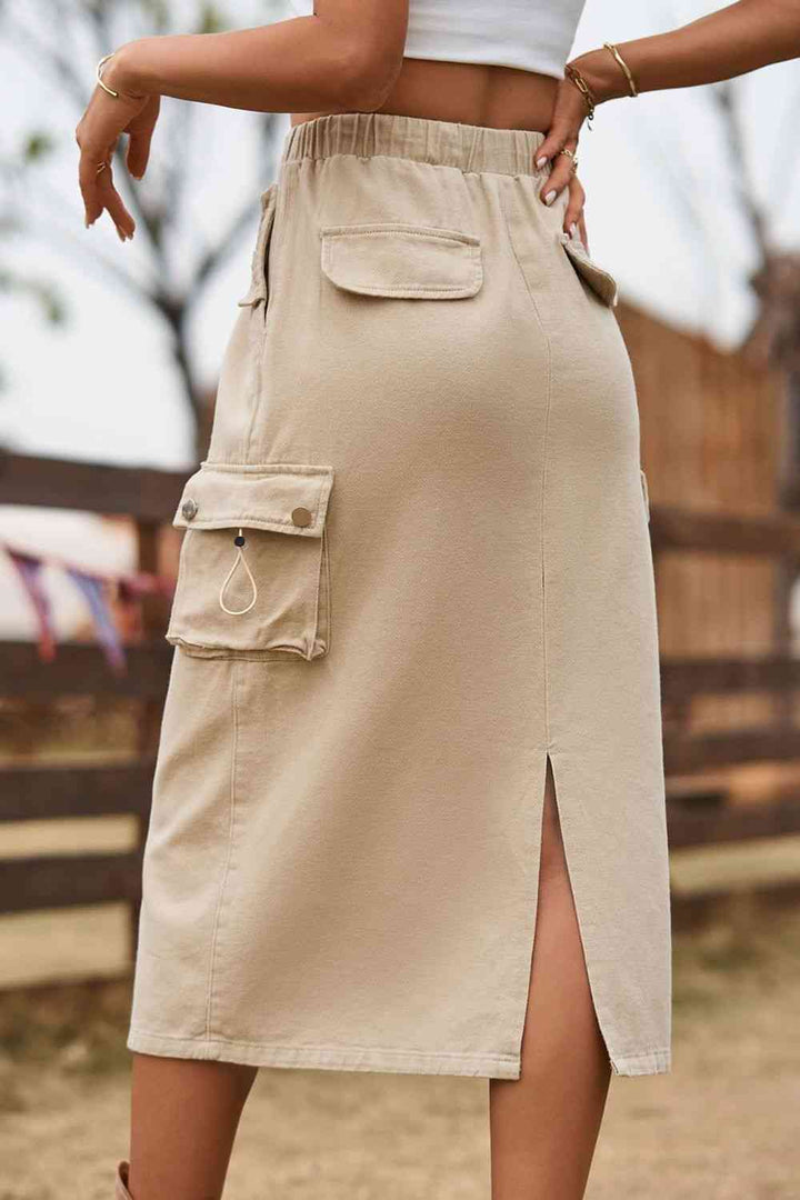 Stilla | Talje Slids Jeans Nederdel