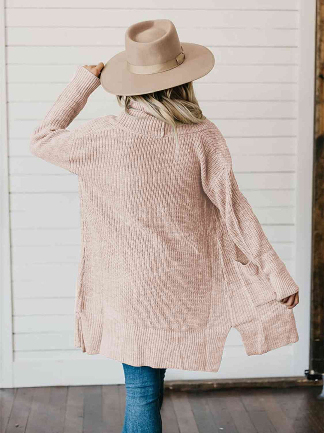 Stilla | Lav Åben Front Cardigan Med Lommer