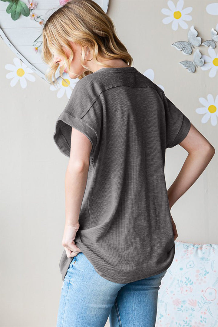 Stilla | Full Size Kortærmet Rund Hals T-Shirt
