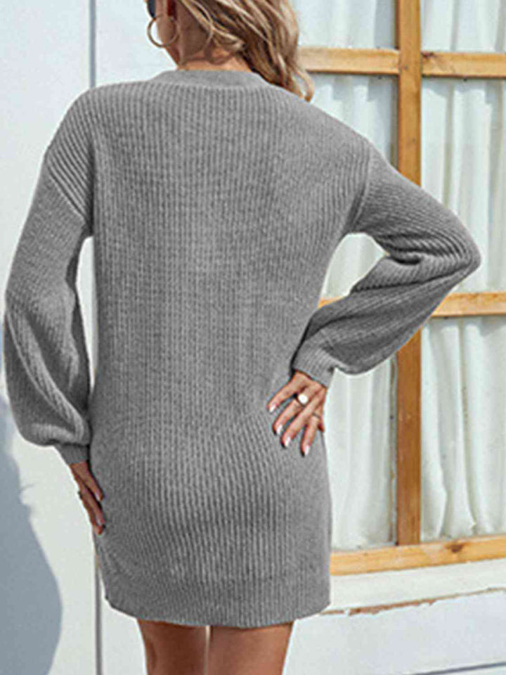 Stilla | V-hals Sweater Kjole