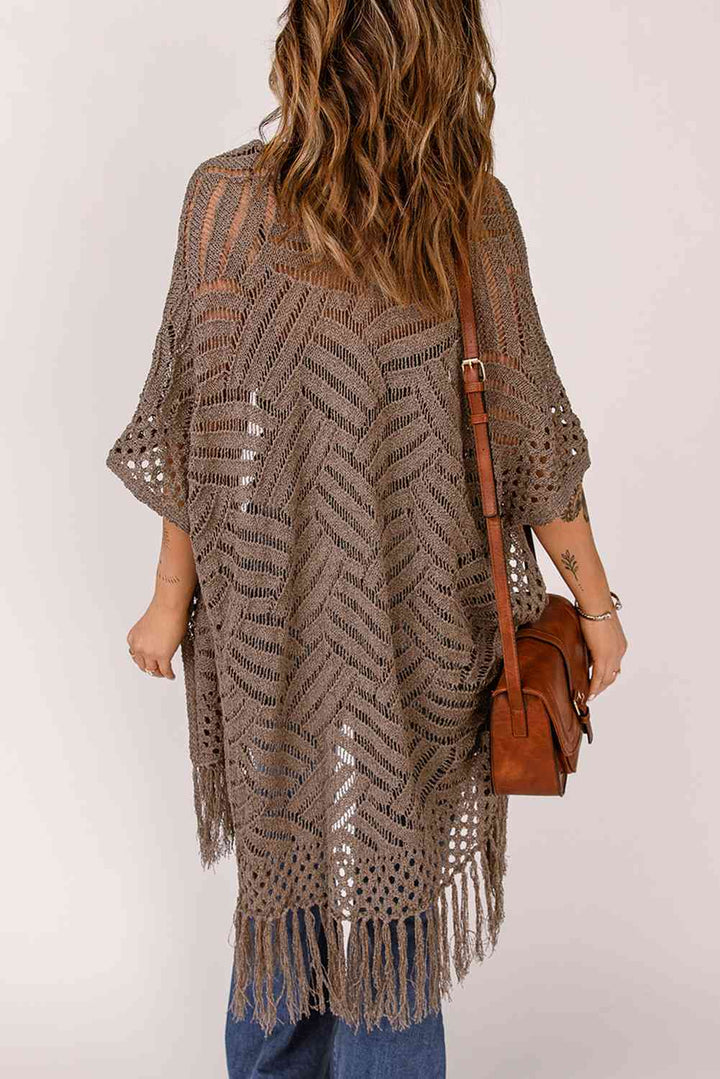 Stilla | Hem Slid Åben Front Cardigan